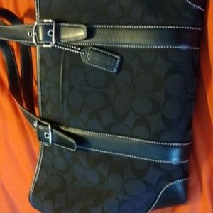 Coach black purse 6042